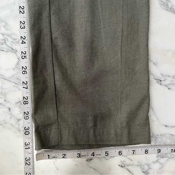 Abercrombie & Fitch Linen-Blend Utility Boiler Suit Jumpsuit Olive Green XS Tall - Picture 10 of 15